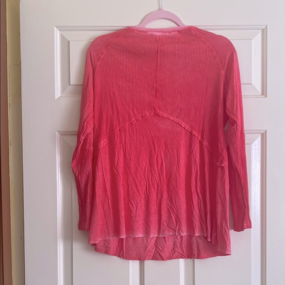 NWOT POL  Pink Long Sleeve  Blouse,Size S - Picture 2 of 5